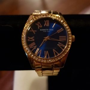 Kenneth Cole NY Rose Gold Crystallized & Blue